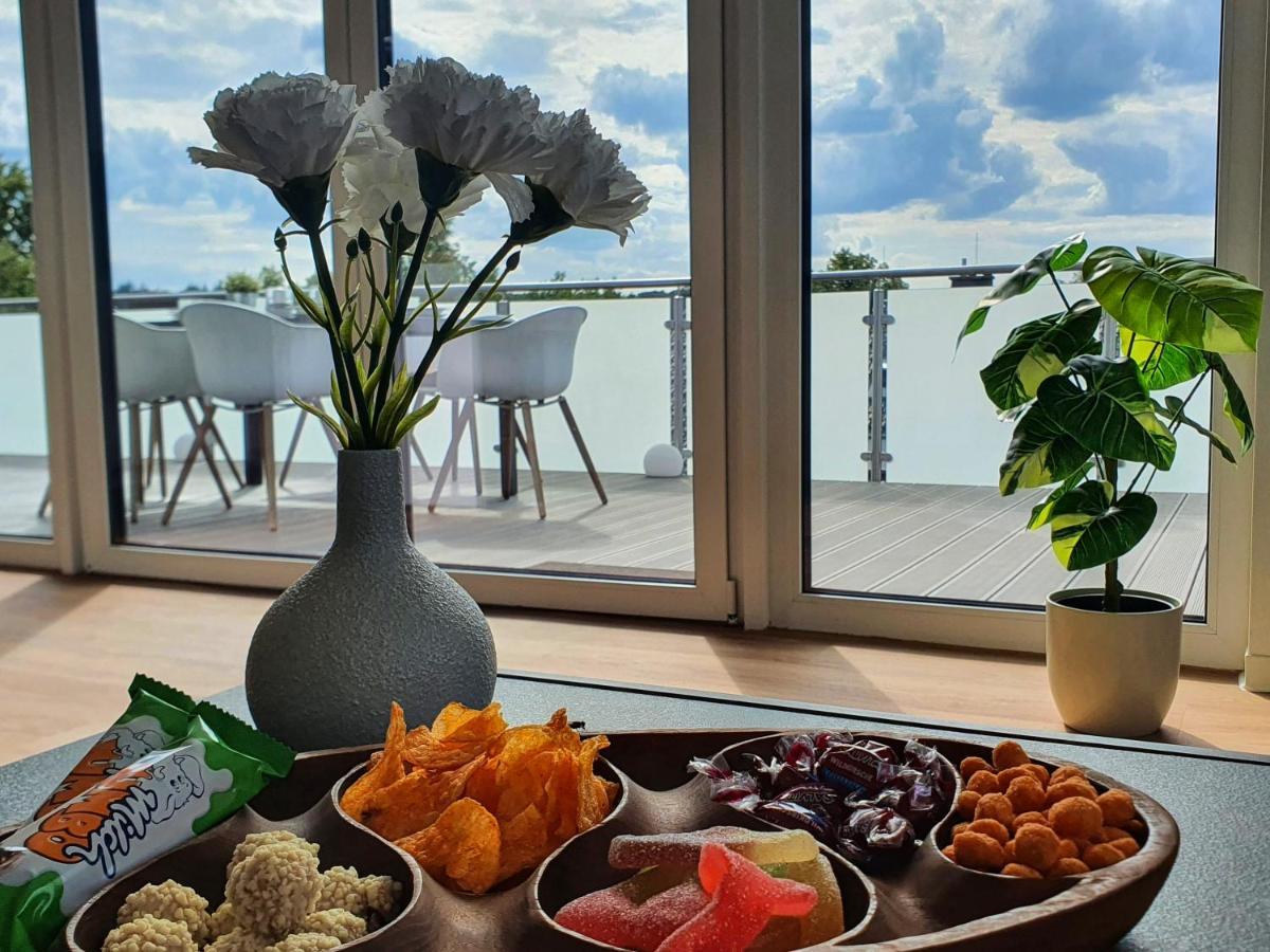 Penthouse Mit Whirlpool Im Herzen Von Niedersachsen Burgwedel  Luaran gambar